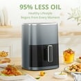 thumbnail image 5 of Atilioo 6QT Air Fryer - 12-in-1 Multifunctional Touchscreen Cooker, Crisps, Roasts, Bakes & Reheats with 95% Less Oil, Quick & Easy Meals, Large Capacity Electric Oven, Black, 5 of 12
