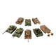 thumbnail image 2 of Kits de modelos de tanque a escala 1:72, 8 piezas, juegos de rompecabezas, detalles finos, juguetes de construcción en miniatura para adultos y niños, Estilo A, 2 of 8