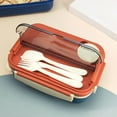 thumbnail image 2 of Harpi Lunch Box for Women, Lunch Containers for Adults Men, Plastic Lunch Box Fresh-keeping Box Microwave Oven Heating Sealed Thermal Insulation Bento Box Lunch Box with Tableware, 2 of 5