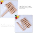 thumbnail image 4 of SEWCHICS 4 Paires d'Instruments de Percussion Musicale pour Enfants en Brun Clair 7.86x0.79x0.79 Po, 4 of 8