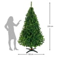 thumbnail image 3 of Árbol de Navidad Naviplastic Monarca de Lujo color Verde de 220 cm, 3 of 3