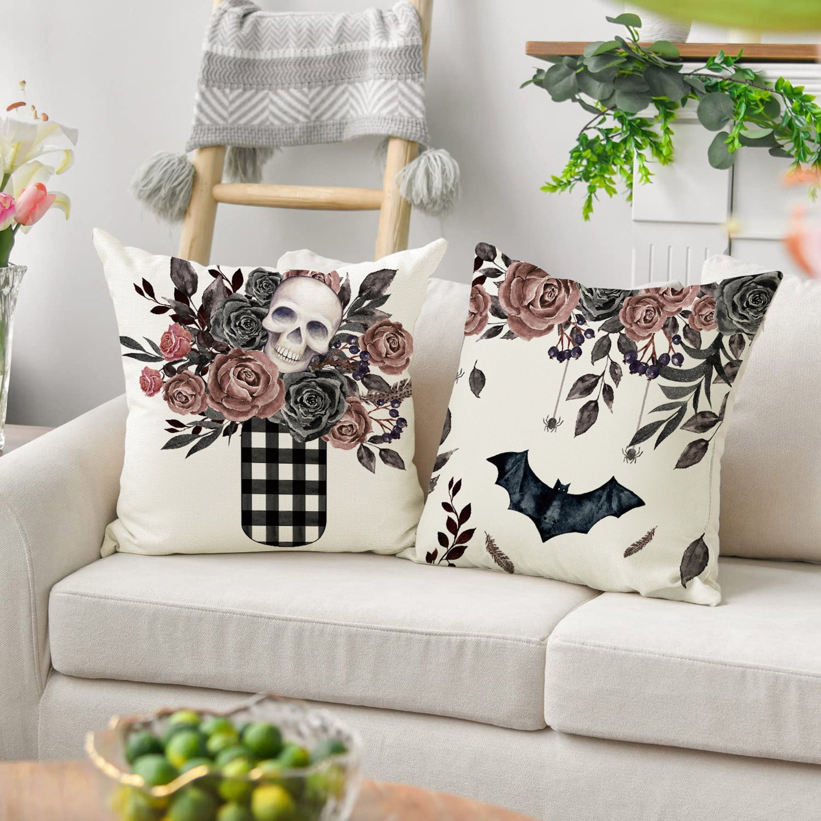 Linen sofa throw sale