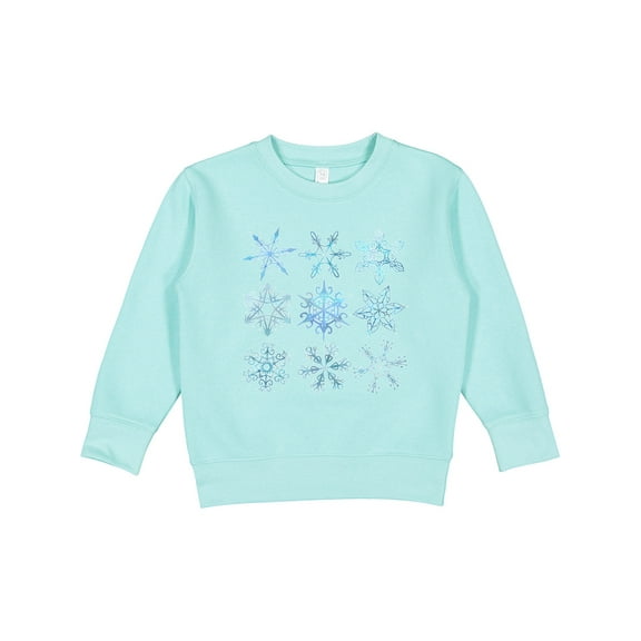 Inktastic Winter Snowflakes Toddler Sweatshirt