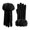 Black, variant on PureCasa Winter Warm Gloves for Women Fashion Knitted Twisted Fleece Gloves Women's Fleece Lining Texting Gloves Fuzzy Soft Winter Gloves for Skiing