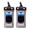 Black + Black, variant on Waterproof Phone Pouch 2 Pack, IPX8 Waterproof Phone Case for iPhone Samsung Galaxy, Touch Screen Dry Bag with Lanyard for Beach Cruise Travel Swimming Camping(Black + White)