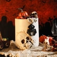thumbnail image 5 of Large Skull Decor Halloween Candy Bucket Holder Bowl, Halloween Candy Bucket, Halloween Party Candy Bowl, Black Plastic Cauldron With Skeletons For Indoor/Outdoor Home/Kitchen Decoration, 5 of 7