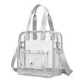 thumbnail image 2 of Vrotazzy Pocket Transparent Shoulder Messenger Bag Travel Concert Sports Event Casual Crossbody, 2 of 9