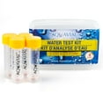 thumbnail image 1 of AquaVial Water Test Kit 4 Pack | Water Tester Detect E.Coli and Coliform Bacteria | Spa Hot Tub Pool Well Drinking Water Testing Kit | Professional Test Kit Made in Canada Highly Sensitive, 1 of 6