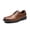 BROWN, variant on Men's Dress Oxford Shoes Classic Uniform Lace Up Formal Non Slip Shoes 2.0