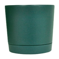 MOQIN Plant Pots 2 10 inch, 1/2pcs Planters for Indoor Plants with Drainage Holes and Removable Base, Saucer Modern Decorative for Outdoor Garden Planters