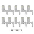 thumbnail image 1 of 10pcs Cupboard Wardrobe Led Hinge Light Smart Sensor Lamp Warm White, 1 of 4