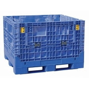 Buckhorn SW241507F101000 Plastic Straight Wall Tote Storage Container, 24 x 15