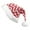 Red White, variant on Motique Accessories Christmas Hat, Glitter Xmas Santa Flannel Holiday Hat for Teens-Adults