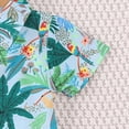 thumbnail image 5 of mgoYE Baby Boy Clothes 0-3 Months Toddler Infant Baby Boy Shorts Set Hawaiian Outfits Short Sleeve Tropical Floral Flower Shirt Summer Clothes Set Suit|Light Blue 5-6 Years, 5 of 7
