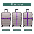 thumbnail image 4 of Uxcell 4 Pcs Correás de Equipaje para Maletas, Correa de Conector de Equipaje Ajustable con Hebilla para Maleta, Accesorios de Equipaje para Conectar Bolsa de Maleta, Morado, 4 of 7