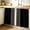 Black Beige, variant on Black Beige Striped Small Sink Skirt 10"Wx11"L, Dustproof Under Sink Curtain with Self Adhesive Tape, Modern Farmhouse Retro Lines Cabinet Curtain Cover for Bathroom Vanity, Kitchen Storage Shelf, RV