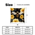 thumbnail image 5 of Honeybee Pillow Covers Inserts Set of 2, Bed Pillow with Unique Patterns,for Home and Office Decor, Available in 16x16, 18x18, and 20x20 Inches, 5 of 6