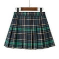 thumbnail image 3 of WOYY Toddler Girls Plaid Pleated Skirt School Preppy Style Short Skirt, Sizes 2-12, 3 of 3