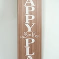 thumbnail image 4 of Welcome to The Nut House | Our Happy Place Reversible Double-Sided Hanging Wall Sign & Leaning Plaque for Home, Entryway, Door, Living Room - 47.25" x 10", 4 of 6