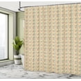 thumbnail image 4 of Ambesonne Seahorse Shower Curtain, Aquatic Animals Doodle, 69"Wx84"L, Multicolor, 4 of 4