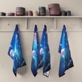 thumbnail image 5 of Dreamtimes Jellyfish Kitchen Towels, 18 x 28 Inch Super Soft and Absorbent Dish Cloths for Washing Dishes, 4 PCS Reusable Multi-Purpose Microfiber Hand Towels for Kitchen, 5 of 7