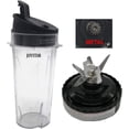 thumbnail image 2 of Replacement Bottom Pro extractor Blade Assembly with cup &lid set, Compatible with Nutri Ninja Ultima Kitchen System blender BL810QSL 30/BL830CB 30 /BL810QON 30/BL810 30/BL820 30/BL830 30, 2 of 8