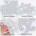 thumbnail image 2 of BEADCEST 2Pcs Silver Embossing Stencils Template for Wedding Scrapbooking Carbon Steel, 2 of 4