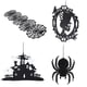 thumbnail image 4 of Letrero Colgante De Halloween No Tejido Araña Decoraciones Colgantes De Halloween Decoración De Puerta Espeluznante Decoración De Pared Festiva Adorno Lindo Letrero De Bienvenida Colgante Monstrate HA027475-02, 4 of 7