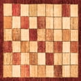 thumbnail image 1 of Ahgly Company Indoor Square Abstract Orange Modern Area Rugs, 3' Square, 1 of 4