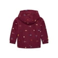 thumbnail image 3 of Wonder Nation Toddler Fleece Zip Hoodie, Size 12M-5T, 3 of 3