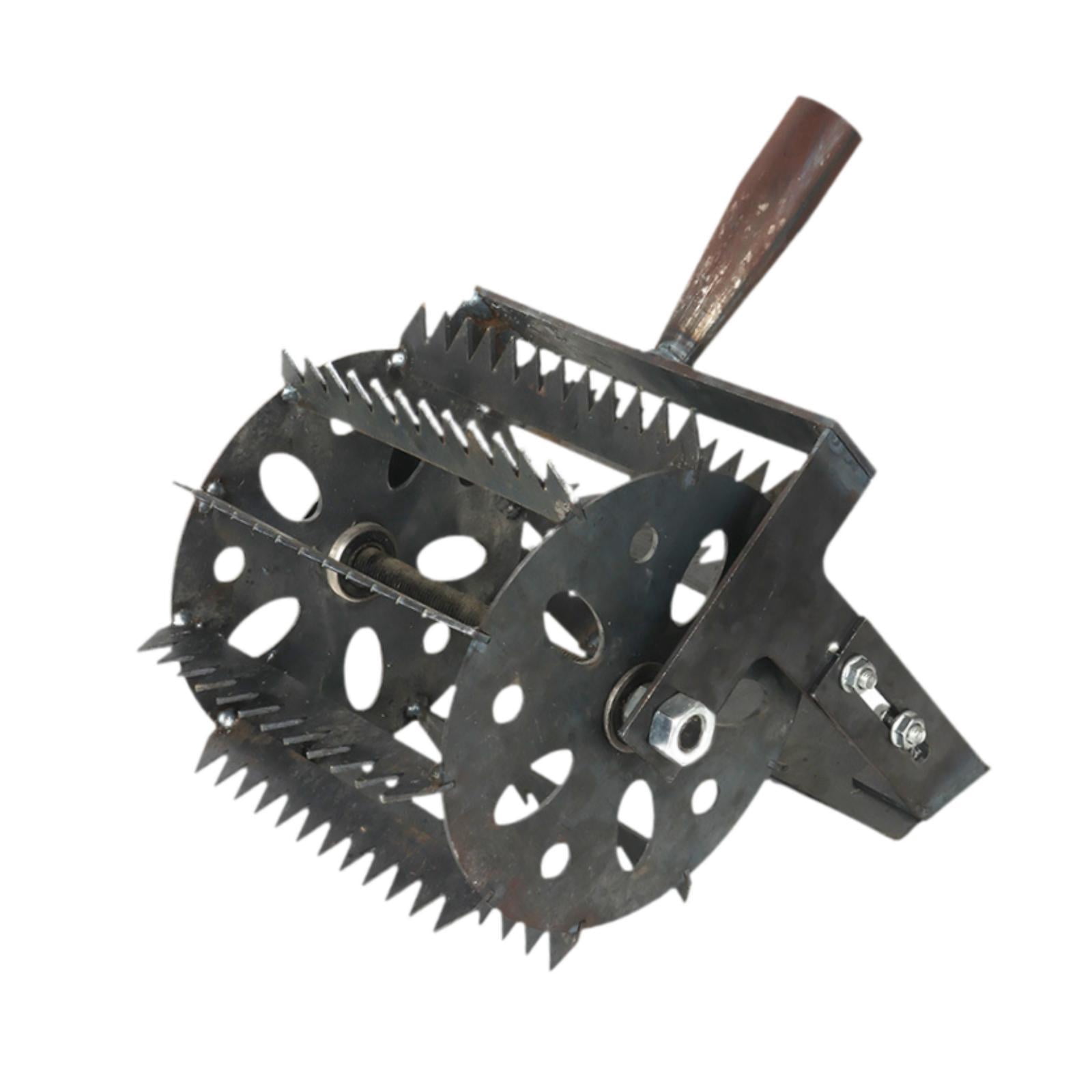 figatia s Roller Manual er Tool Labor Saving Rolling Lawn Aerator s Remover for Soil Loosening Yard Planting Lawn Work
