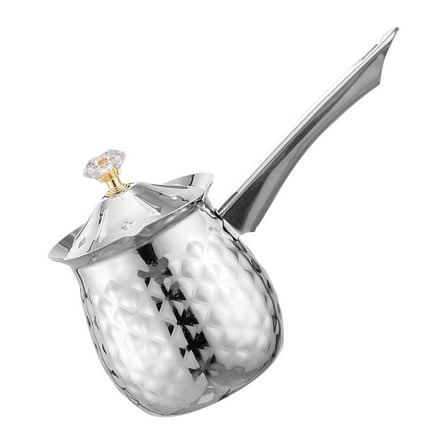 PAMINGONO 1Set Milk Frothing Pitcher Stainless Steel Conical Spout 200Ml Capacity Kitchen Use