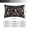 thumbnail image 4 of Disketp Pillow Covers Wine Seamless Pattern Throw Pillow Case Cushion Covers,Cushion For Bedroom,Couch,Home-14"X20", 4 of 8