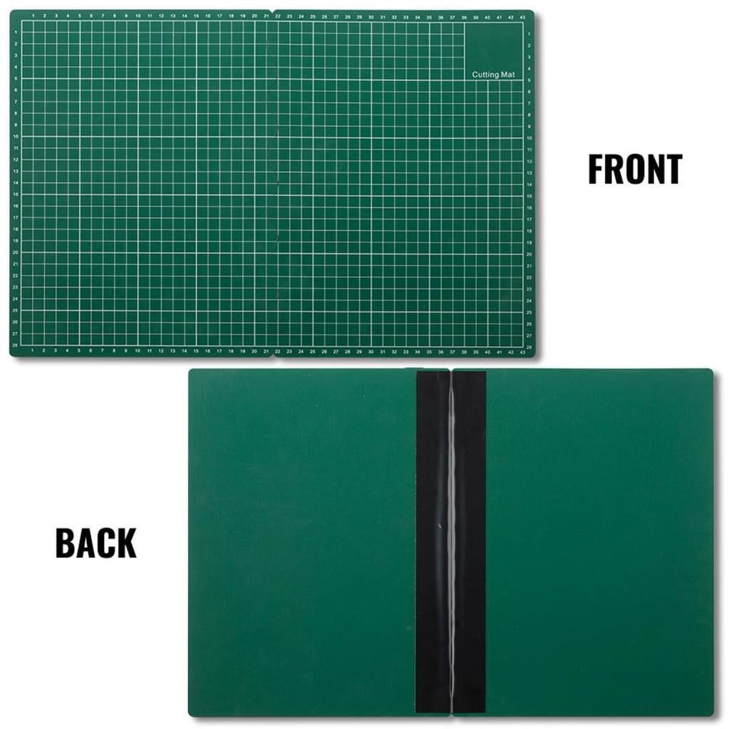 Giaone 2Pieces Waterproof Foldable Rotating Cutting Mat Folding Work Mat Suitable for Jewelry Craft Applications