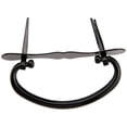 thumbnail image 1 of 5 unids hierro tirón mango retro negro cajón armario armario kódales metal vintage muebles asas 67 * 30 mm hardware, 1 of 6