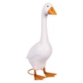 thumbnail image 4 of Goose Garden Statue for Outside: 12" Funny Goose Yard Decorations for Outdoor Lawn Patio Porch Housewarming Birthday Gifts for Women (White), 4 of 5