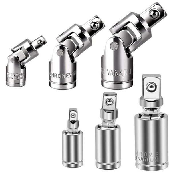 Universal Joint Set Ratchet Angle Extension Bar Manual and Pneumatic