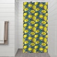 thumbnail image 2 of Yellow Lemon Fruit Leaves BlackWhite Pattern Shower Curtain 36"x72" ,Bathroom Decorative Shower Curtains Set with 12 Hooks,Modern Waterproof Washable Shower Curtain, 2 of 6