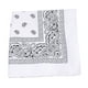 thumbnail image 1 of Bearachild Pañuelo cuadrado para exteriores de 55cm x 55cm, diadema negra y roja de Cachemira estampada para mujeres/hombres/niños/niñas Almacenamiento y organización del hogar blanco Bearachild HA5742-09, 1 of 6