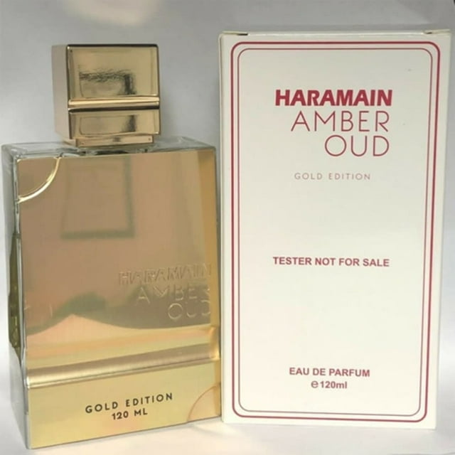 Al Haramain Ámbar Oud Edición Dorada 4.0 Oz Eau de Parfum Probador en Aerosol para Hombres