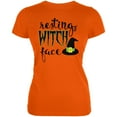 thumbnail image 1 of Halloween Resting Witch Face Juniors Soft T Shirt, 1 of 1