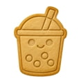 thumbnail image 2 of Mighty Gadget Smiley Boba Cookie Cutter & Stamp - 4x2.8" Fun Beverage Shape for Party Treats (Random Color), 2 of 6