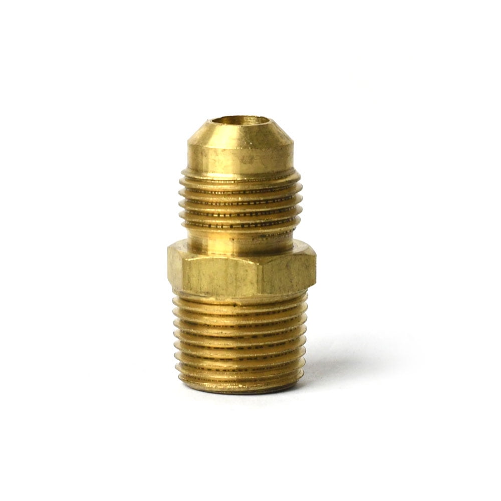 Thrifco Plumbing 4401139 3/8 Inch Flare x 1/2 Inch MIP Brass Adapter - #48