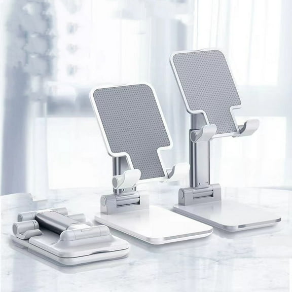 Mobile phone stand, tablet desktop stand, convenient adjustable desktop stand, foldable mobile phone universal compatible stand