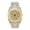 Two-Tone, variant on Men's Luxury 43mm Fully Iced Out Octagon Watch - Dazzling Simulated Diamonds, Quartz Movement - Rose Dial