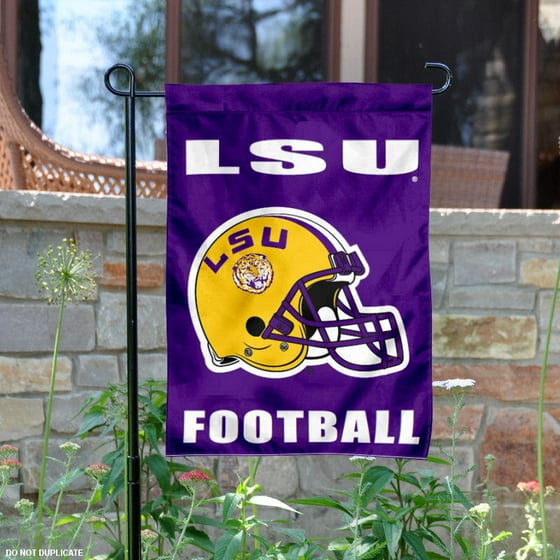 Louisiana State Lsu Tigers Football Helmet 13 X 18 College Garden Louisiana State Lsu Tigers Football Helmet 13 X 18 College Garden Flag Com