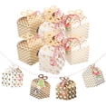 thumbnail image 4 of 24 cajas de dulces navideños, cajas de papel, cajas para envolver regalos, cajas para dulces de fiesta, 4 of 6