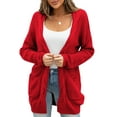 thumbnail image 5 of a.Jesdani Women Cardigan Sweater Chunky Cable Knit Loose Cardigan with Pockets S-XXL, 5 of 8