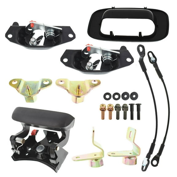 munirater Tailgate Handle Hinge Bezel Latch Cables Kit Replacement for 2001-2006 Santa Fe