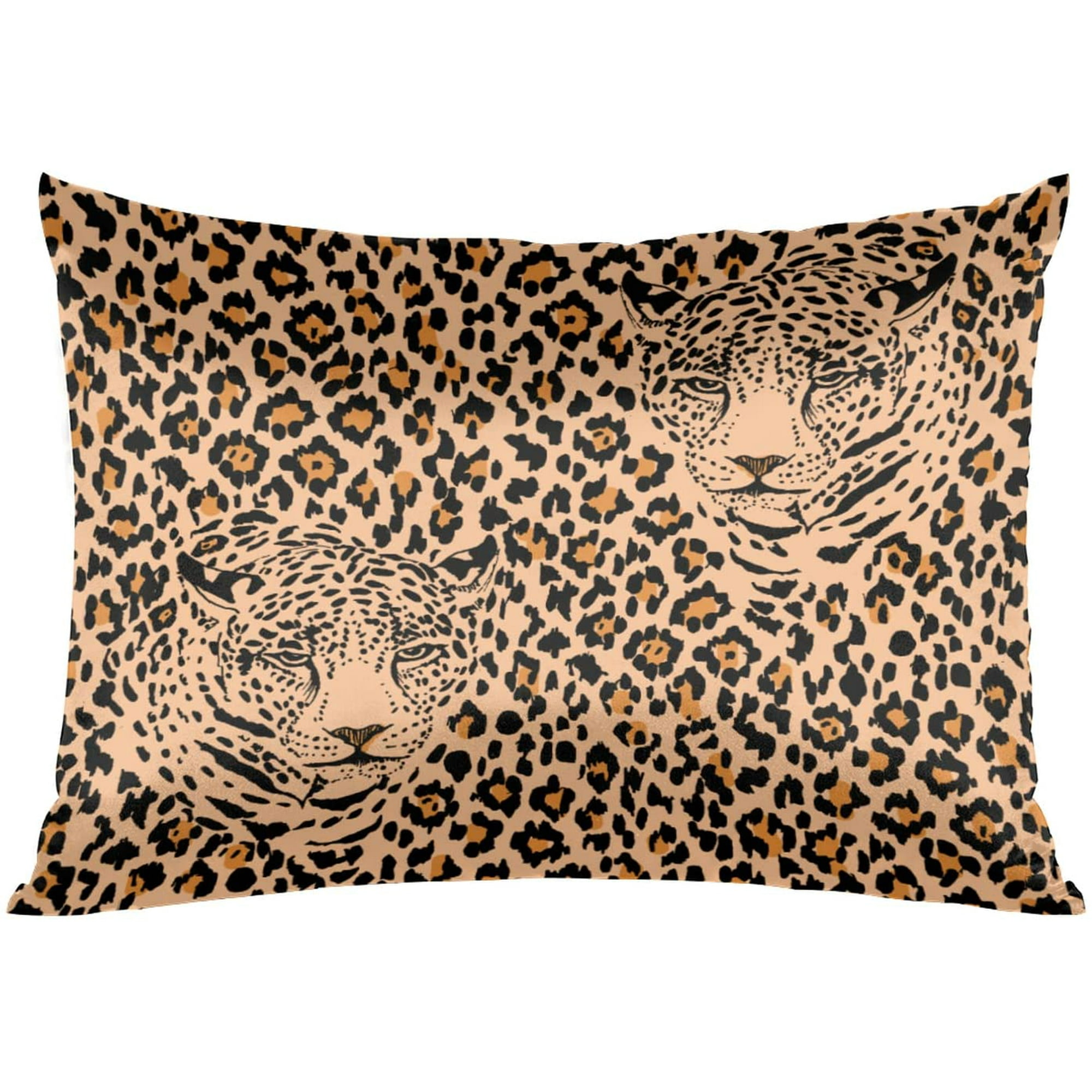 Silk Satin Pillowcase for Hair and Skin Print Animal Leopard Body Pillow  Cover Soft Cozy Wrinkle Stain Resistan with Envelope Closure (20x26 in) |  Walmart Canada